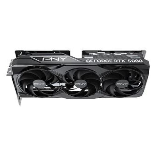 PNY GeForce RTX 5080 OC – Tarjeta gráfica – GeForce RTX 5080 – 16 GB GDDR7 – PCIe 5.0 x16 – 3 x DisplayPort, HDMI