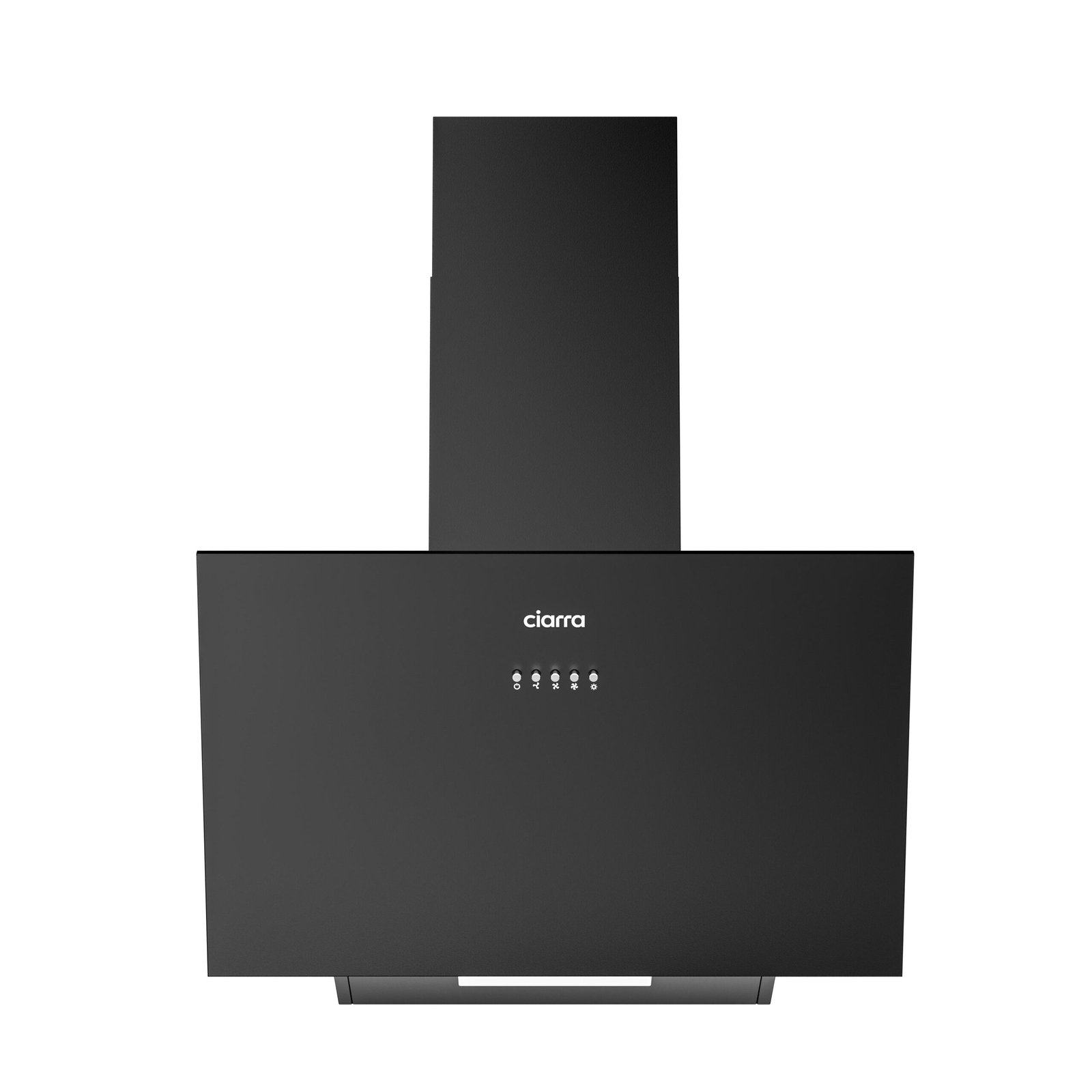 Campana extractora inclinada 60cm 650m3/h 3 velocidades reciclaje o evacuación CIARRA CD6762AB - Imagen de 3