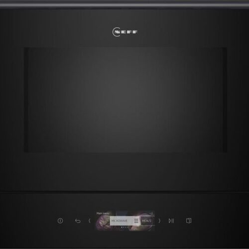 Microondas empotrado Neff de acero inoxidable Good Smile Company NR4WR21N1 de 900 W