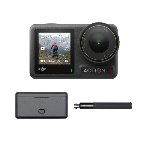 DJI Osmo Action 4 Adventure Combo Cámara Deportiva Negro