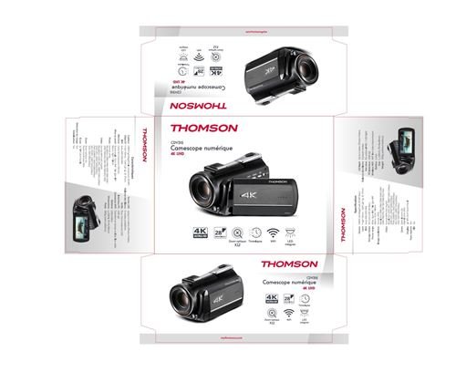 Videocámara Thomson CDV315 Negra y Plateada - Imagen de 3