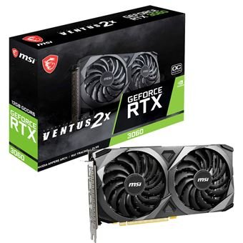 Tarjeta gráfica MSI GeForce RTX 3060 Ventus 2X 12GB OC Black - Imagen de 9