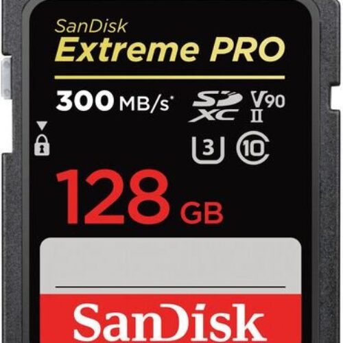Tarjeta de memoria SDHC SanDisk Extreme PRO UHS-II de 128 GB