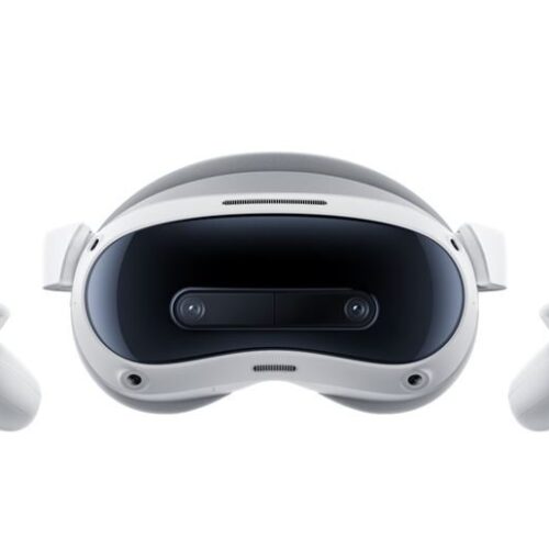 Gafas de realidad virtual Pico 4 Ultra de 256 GB en gris y negro