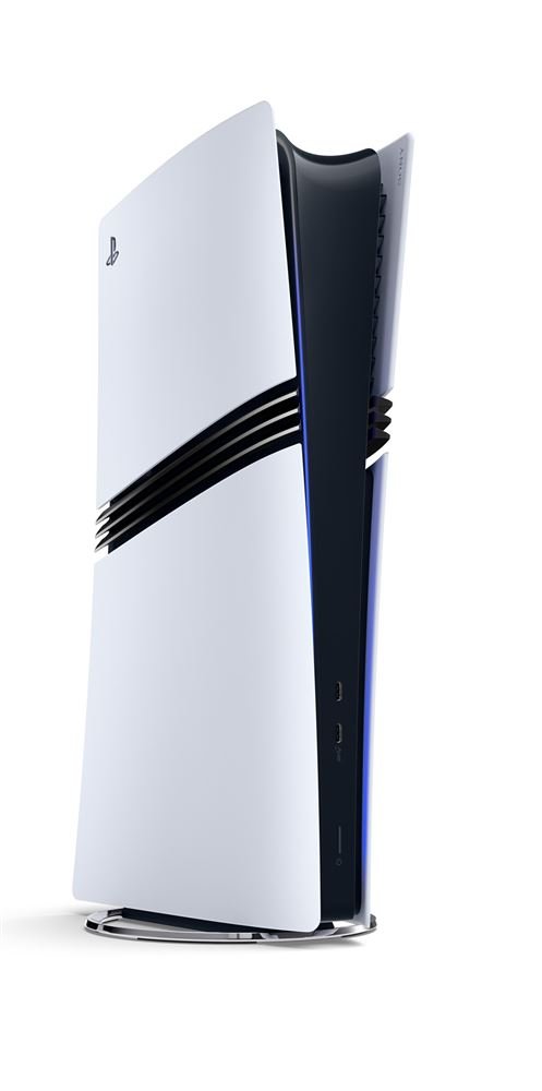 Consola Sony PS5 Pro blanca y negra