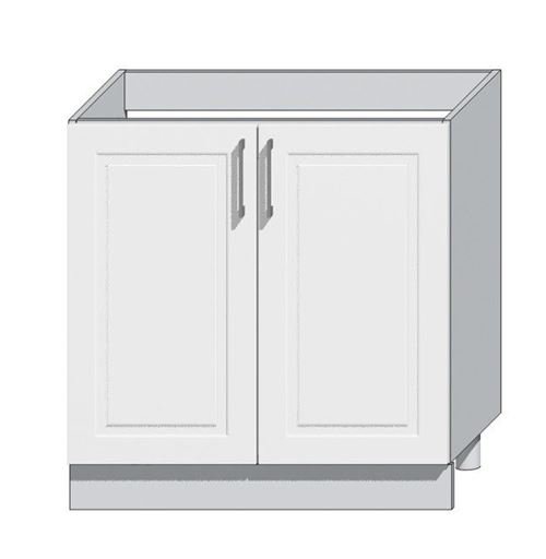 Cocina completa Nela 7 elementos color blanco brillo - Largo 180/240 cm -PEGANE- - Imagen de 5