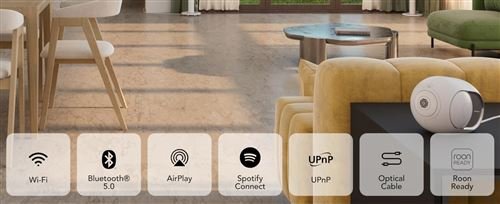 Altavoz inalámbrico Devialet Phantom I 103 dB cromado ligero - Imagen de 8