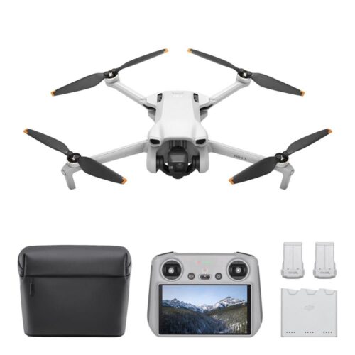 Dji Mini 3 Fly More Dron Combo con Control Remoto Inteligente Gris
