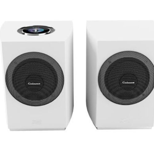 Altavoz conectado Hi-Fi Cabasse Rialto blanco. Se vende por pares.