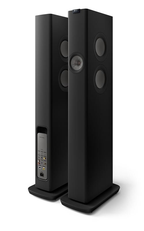 Altavoces Hi-Fi inalámbricos KEF LS60 en color negro, se venden por pares - Imagen de 2