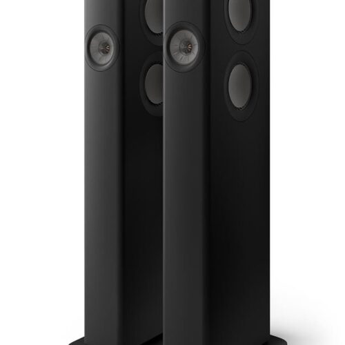 Altavoces Hi-Fi inalámbricos KEF LS60 en color negro, se venden por pares