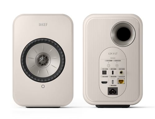 Altavoces Hi-Fi conectados KEF LSX 2 LT Pebble White, vendidos en pares - Imagen de 3