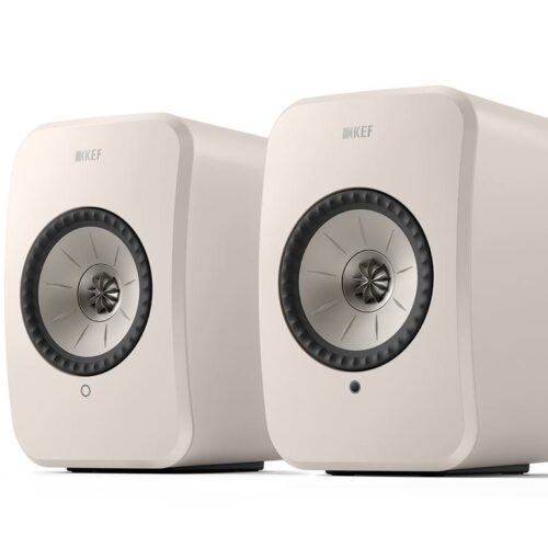 Altavoces Hi-Fi conectados KEF LSX 2 LT Pebble White, vendidos en pares