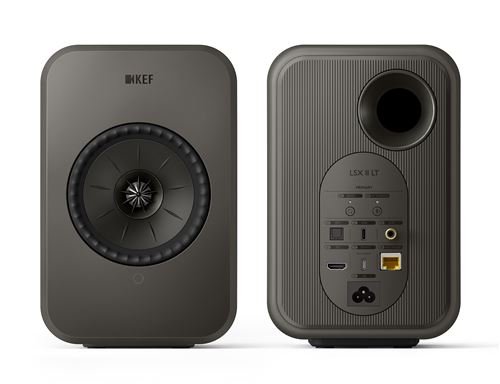 Altavoces Hi-Fi conectados KEF LSX 2 LT en gris grafito, vendidos en pares - Imagen de 3