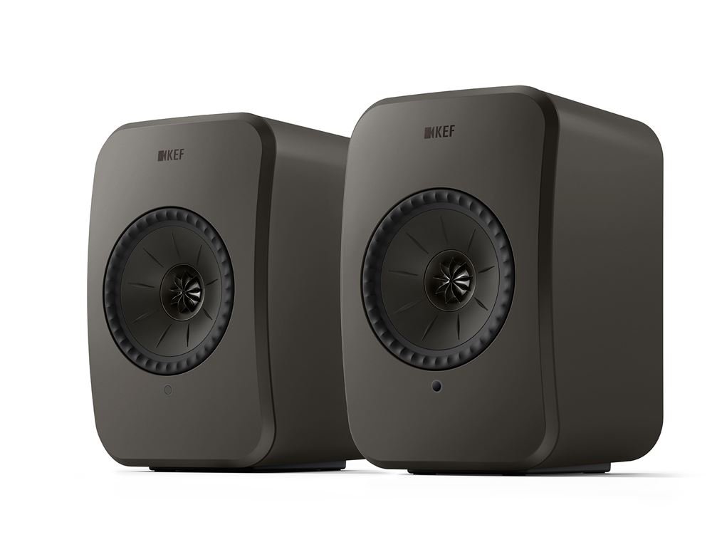 Altavoces Hi-Fi conectados KEF LSX 2 LT en gris grafito, vendidos en pares