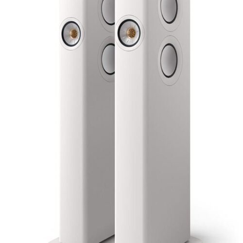 Altavoces Hi-Fi inalámbricos Kef LS60 blancos. Se venden por pares.