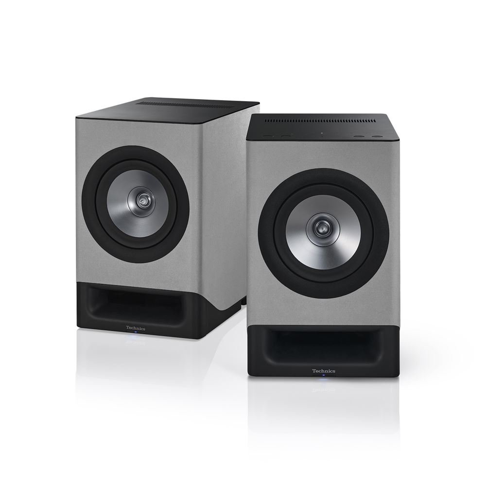 Altavoces Hi-Fi conectados Technics SC-CX700E-H Silky Gray vendidos en pares