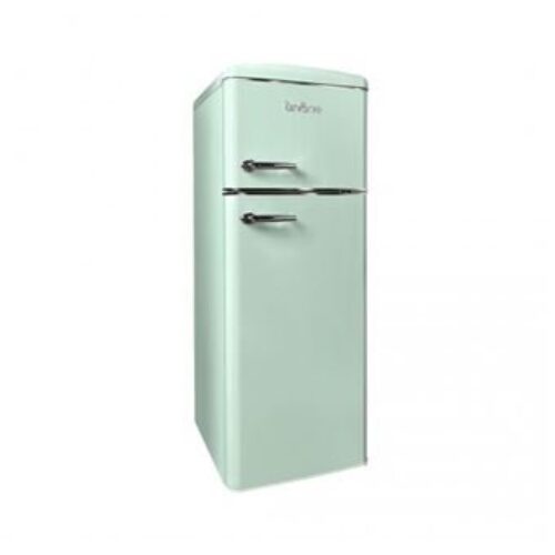 Refrigerador-congelador retro Linarie Arzy LJDD206GREEN 206 litros verde