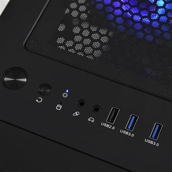 Mred CBT026-03 PC para juegos AMD Ryzen™ 7 16 GB RAM 1 TB SSD Nvidia GeForce RTX 4060 Negro - Imagen de 7