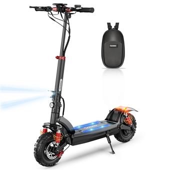 Patinete eléctrico ISCOOTER iX6 - 1000W 48V 11,45 km/h - Negro