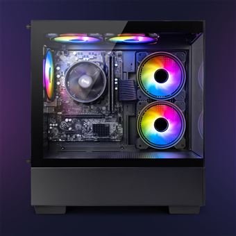 PC para juegos completa Vibox I-96 • Pantalla de 22 pulgadas • AMD Ryzen 3 3200G 4.0 GHz • Radeon Vega 8 • 8 GB de RAM • SSD de 480 GB • Sistema operativo Linux • WiFi - Imagen de 3